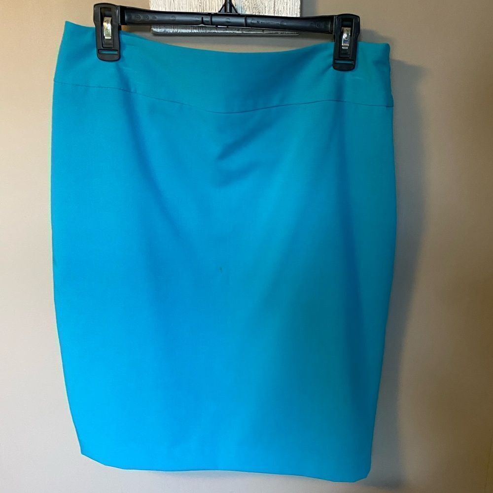 Women's Liz Claiborne Teal Suit Skirt Size 8